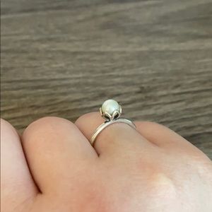 Pearl Pandora Ring